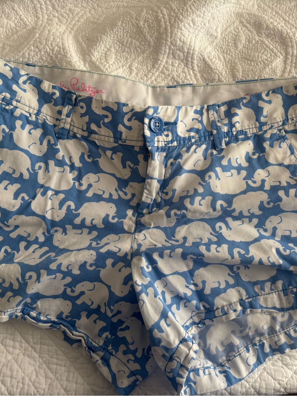 Lilly Pulitzer Elephant Shorts